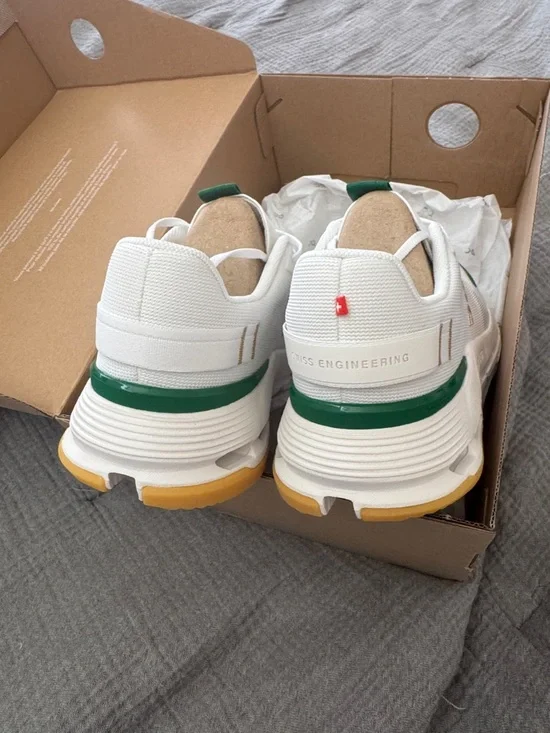 NIB On Cloud Cloudnova Form 2 (Revolve exclusive) white/bouquet green sz 7.5 - Picture 4 of 6